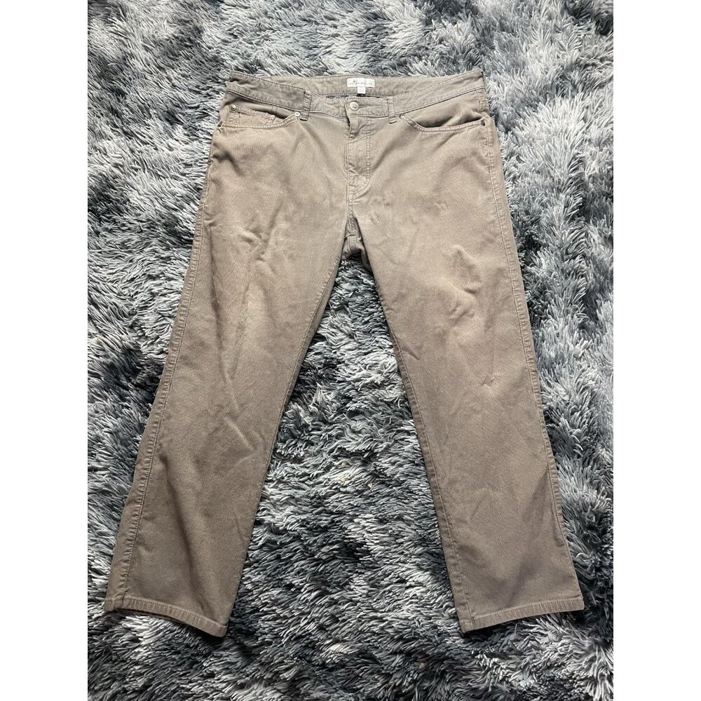 Peter Millar Corduroy Pants Mens 36 (Fits 36x26) Brown Stretch Cord 5 Pocket